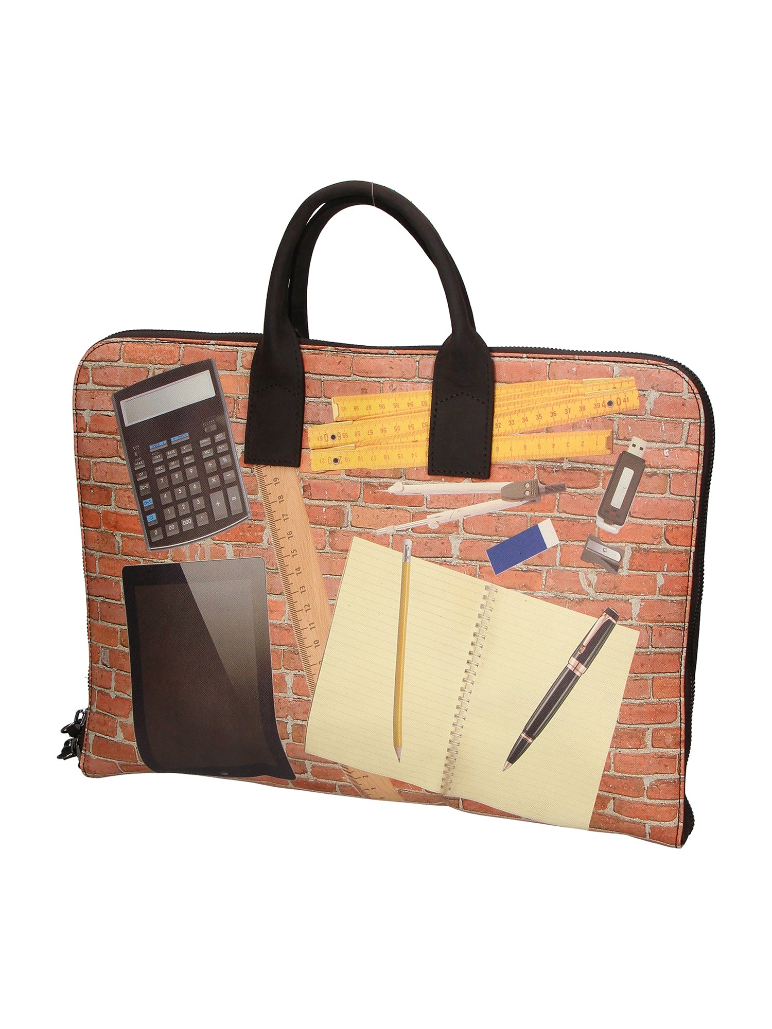 Michela Borsa a mano da donna Vera pelle ZG3007-PENNA Gave Lux