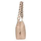 Livia Borsa a spalla da donna Vera pelle 06443-CAPPUCCINO Gave Lux