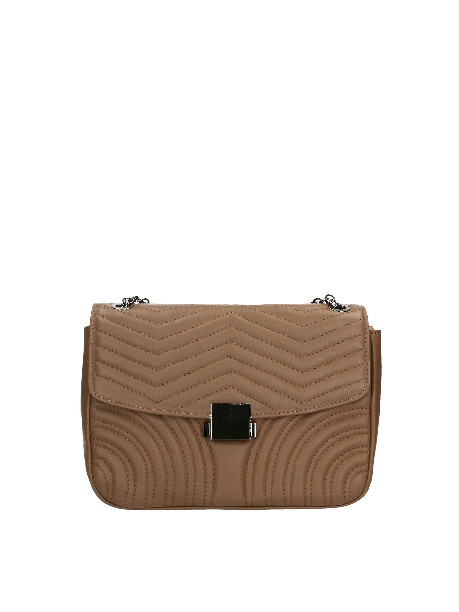 Erisma Borsa a tracolla donna Vera pelle 6509-TAUPE Gave Lux