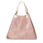Crystalline Chic Borsa a spalla da donna Vera pelle 03631-021 ROSA Chiara Ferretti