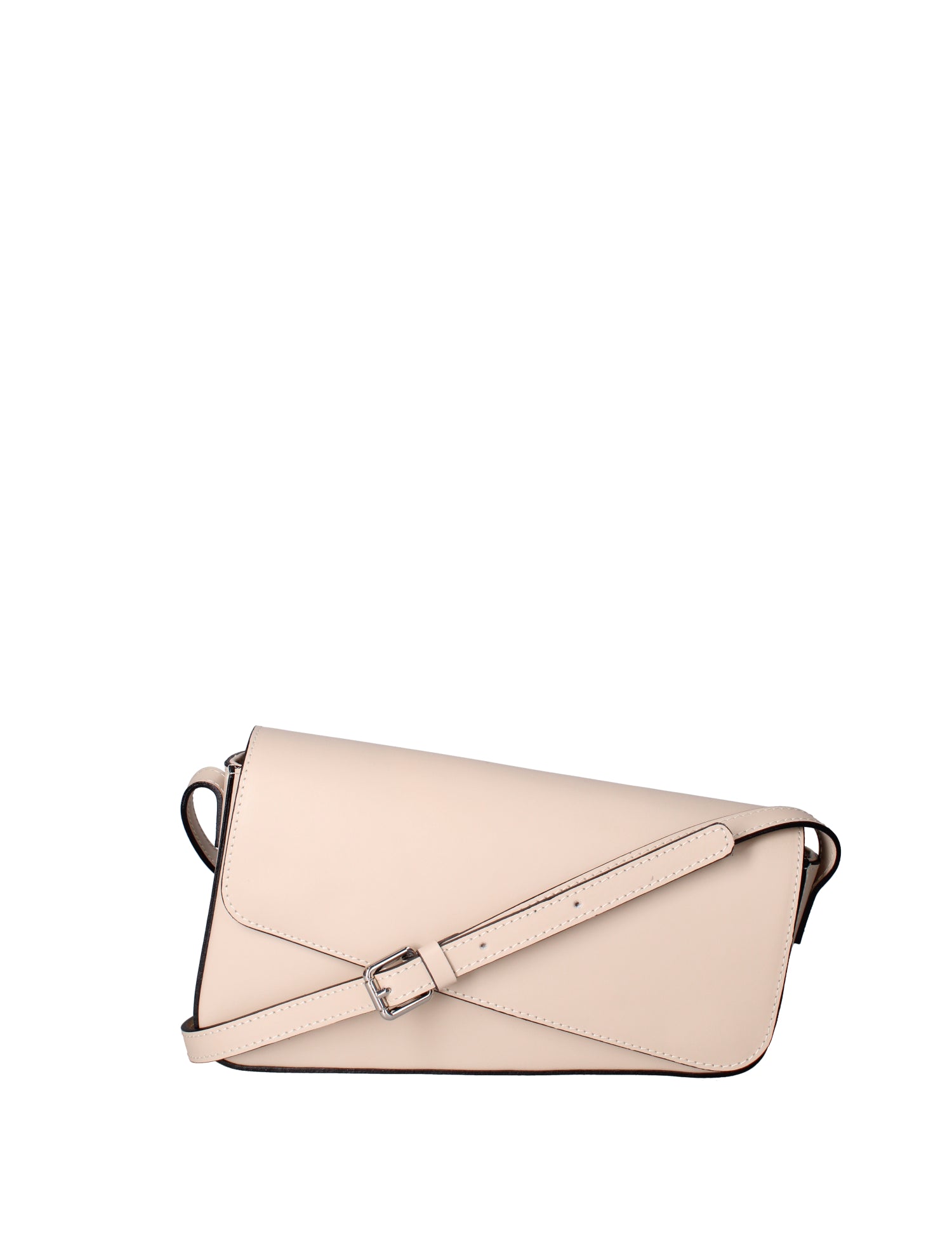 Borsa a tracolla da donna Vera pelle 07223-L116 BEIGE Roberta Rossi