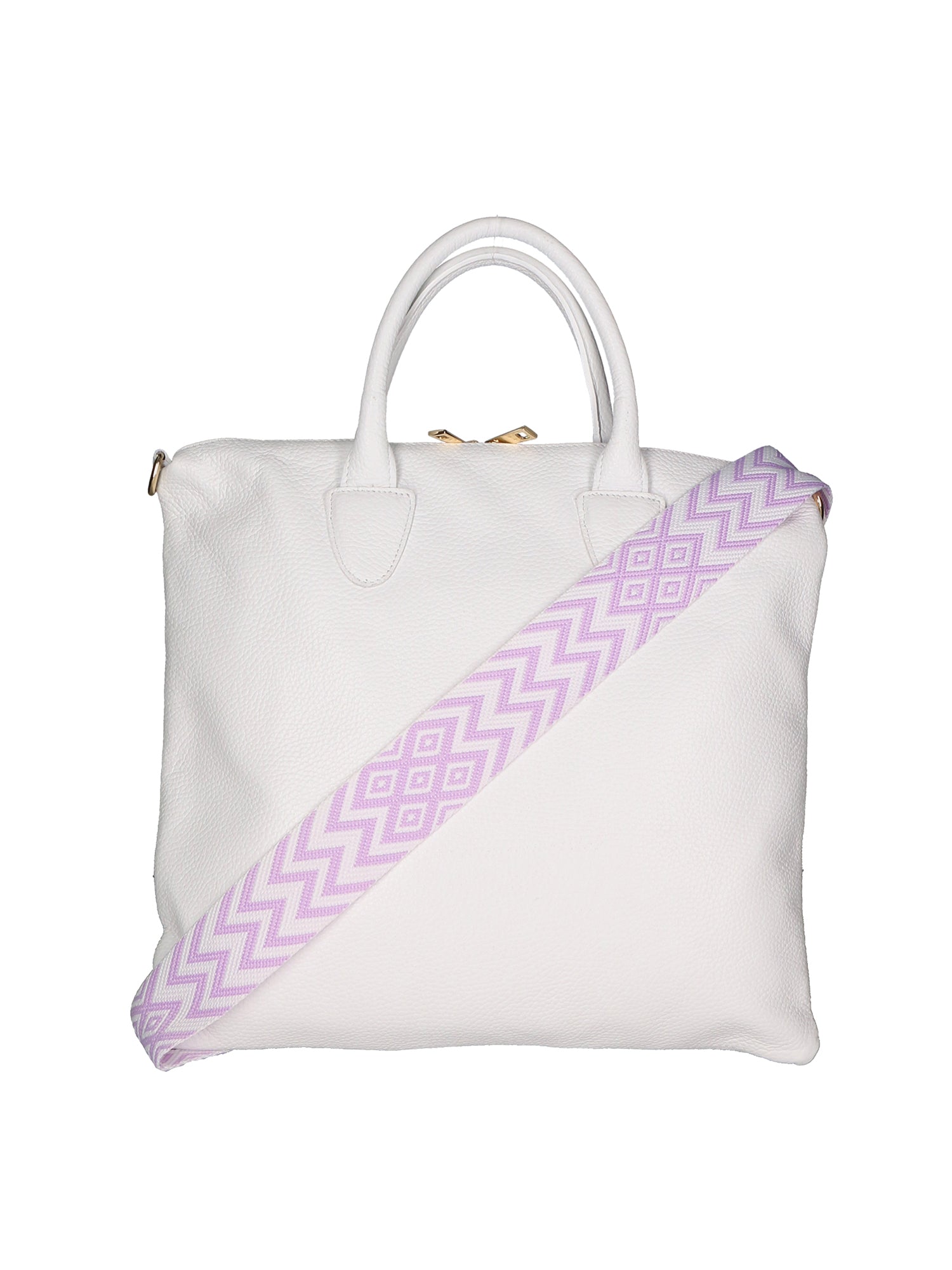 Ginny Borsa a spalla da donna Vera pelle 05981-BIANCO WHITE Gave Lux