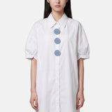 Vestito in Cotone Bianco