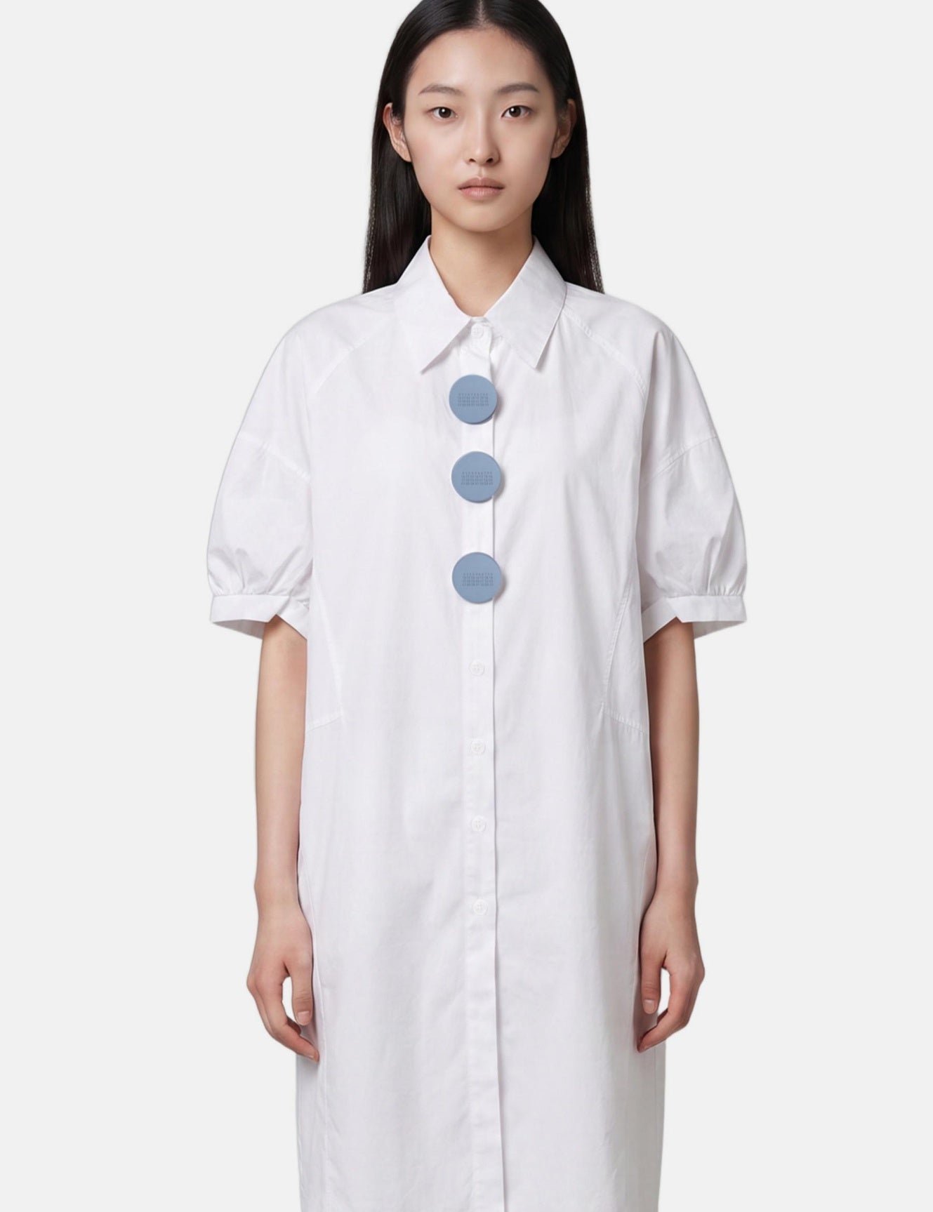 Vestito in Cotone Bianco