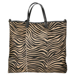 Borsa a mano da donna Vera pelle MYB-8053-FW-ZEBRA CUOIO NERO My Best Bag