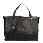 Valoria Prime Borsa a spalla da donna 100% pelle B17213-NERO Braccialini