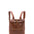 Zaino unisex in vera pelle 100% cotone 4590-MARRONE Alessia Firenze