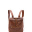 Zaino unisex in vera pelle 100% cotone 4590-MARRONE Alessia Firenze
