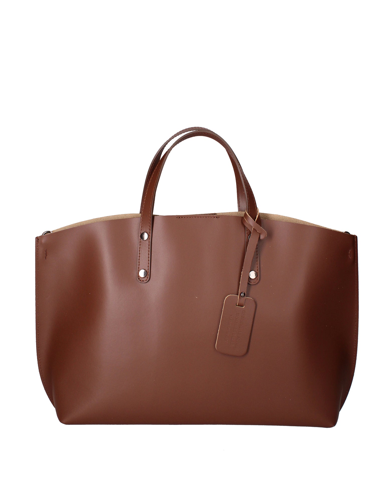 Lumena Borsa a mano da donna Vera pelle 2094-L131 MARRONE Gave Lux