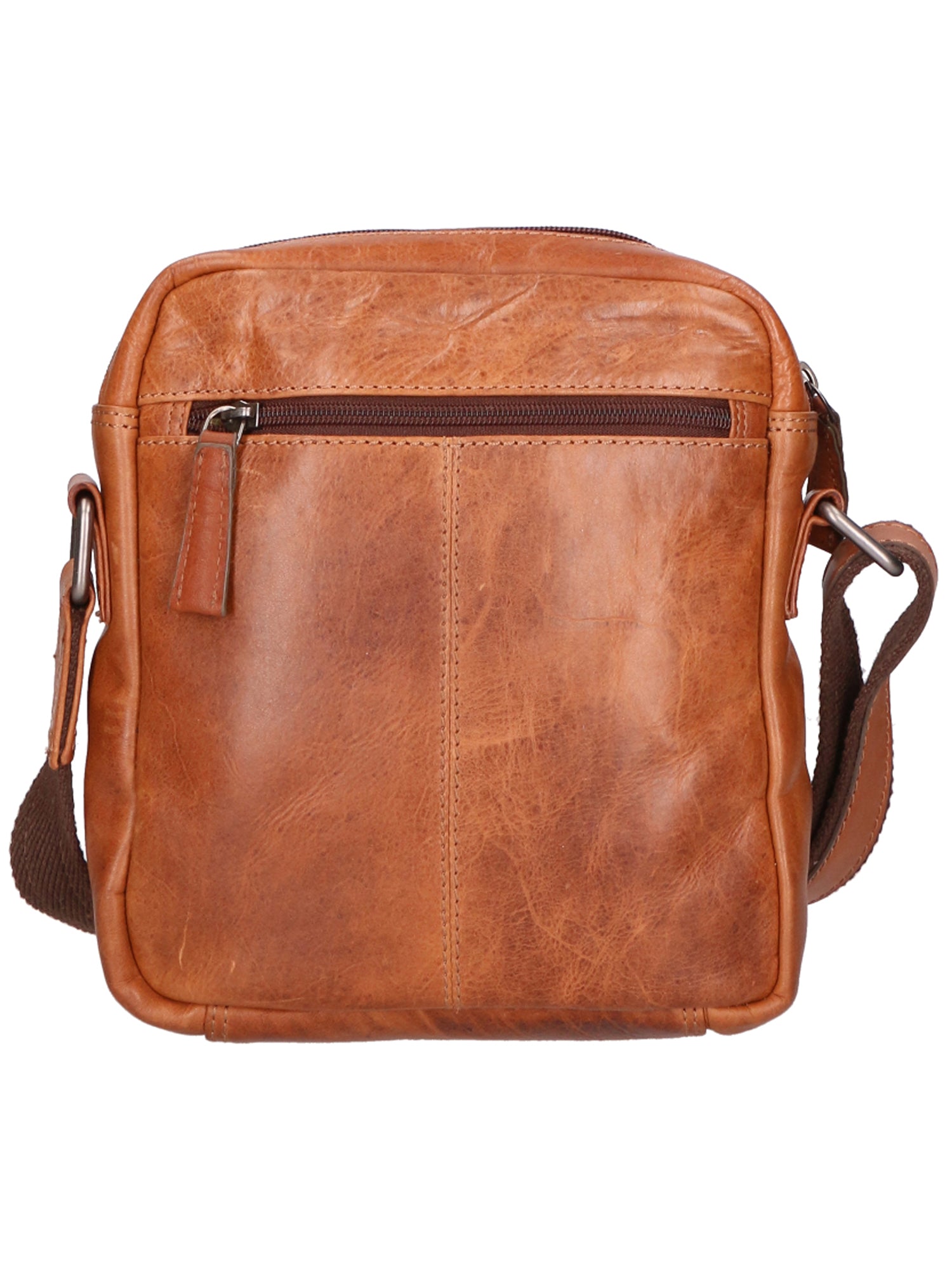Borsa a tracolla unisex vera pelle Made in Italy SN5862847-TAN Santini Firenze