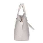 Borsa a mano da donna 100% pelle artigianale MYB-7029-SS-P 601 BIANCO WHITE My Best Bag