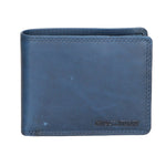 Portafoglio uomo in vera pelle RFID HILB-6404-BLU Hill Burry