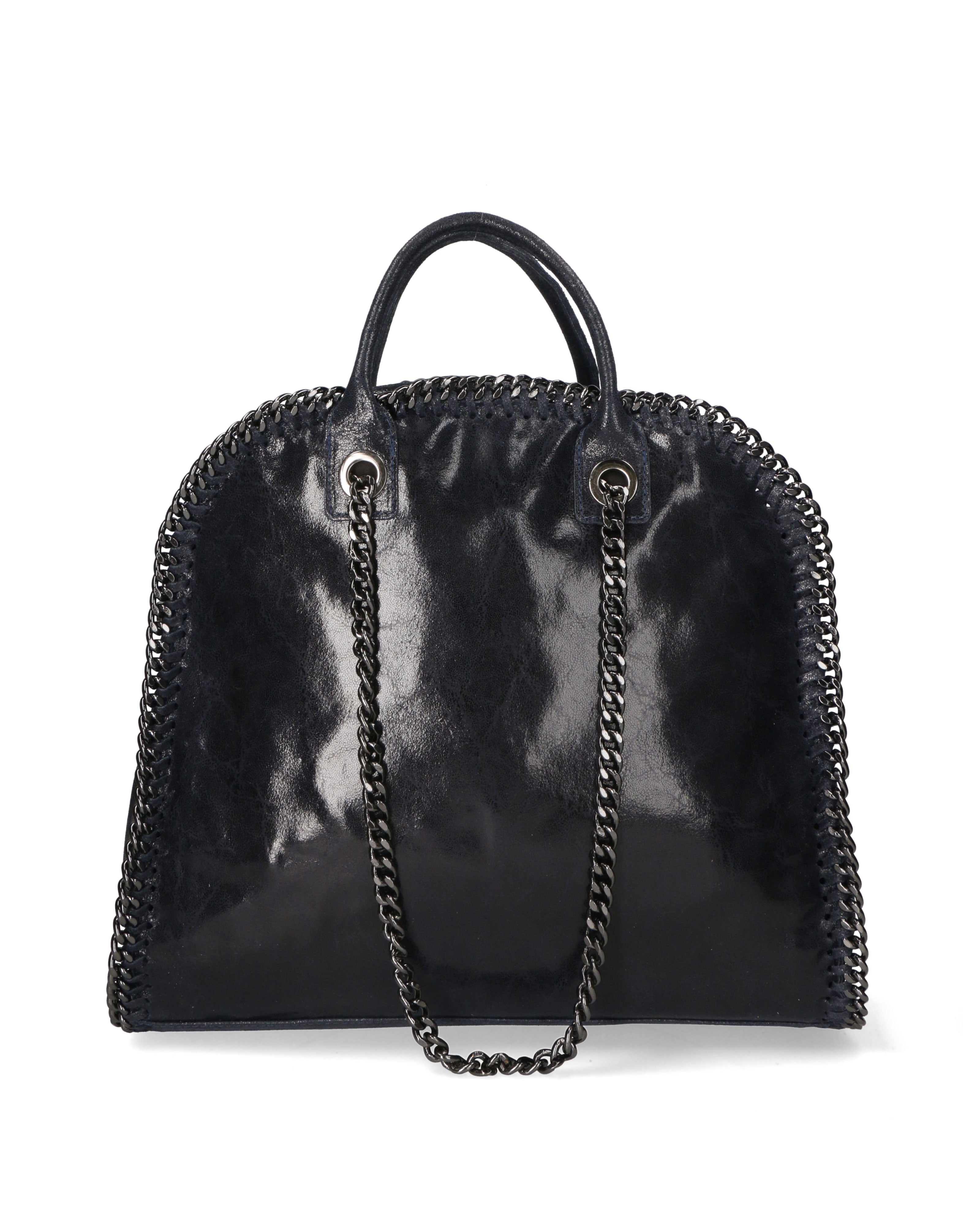 Erebea Borsa a mano da donna Vera pelle 80020-BLU Gave Lux