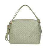 Irina Borsa a spalla da donna Vera pelle 06054-GREEN Gave Lux