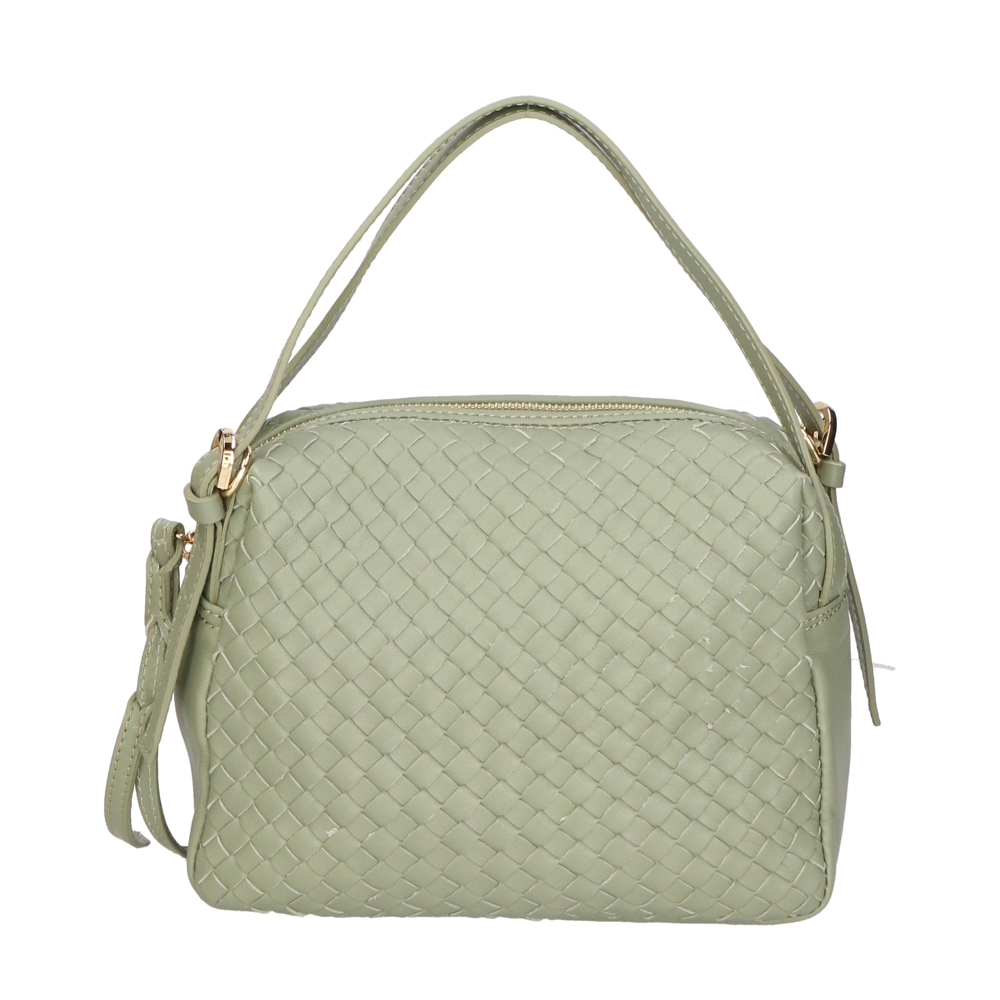 Irina Borsa a spalla da donna Vera pelle 06054-GREEN Gave Lux