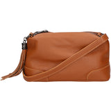 Lidia Borsa a mano da donna Vera pelle 06513-CUOIO SCURO Gave Lux