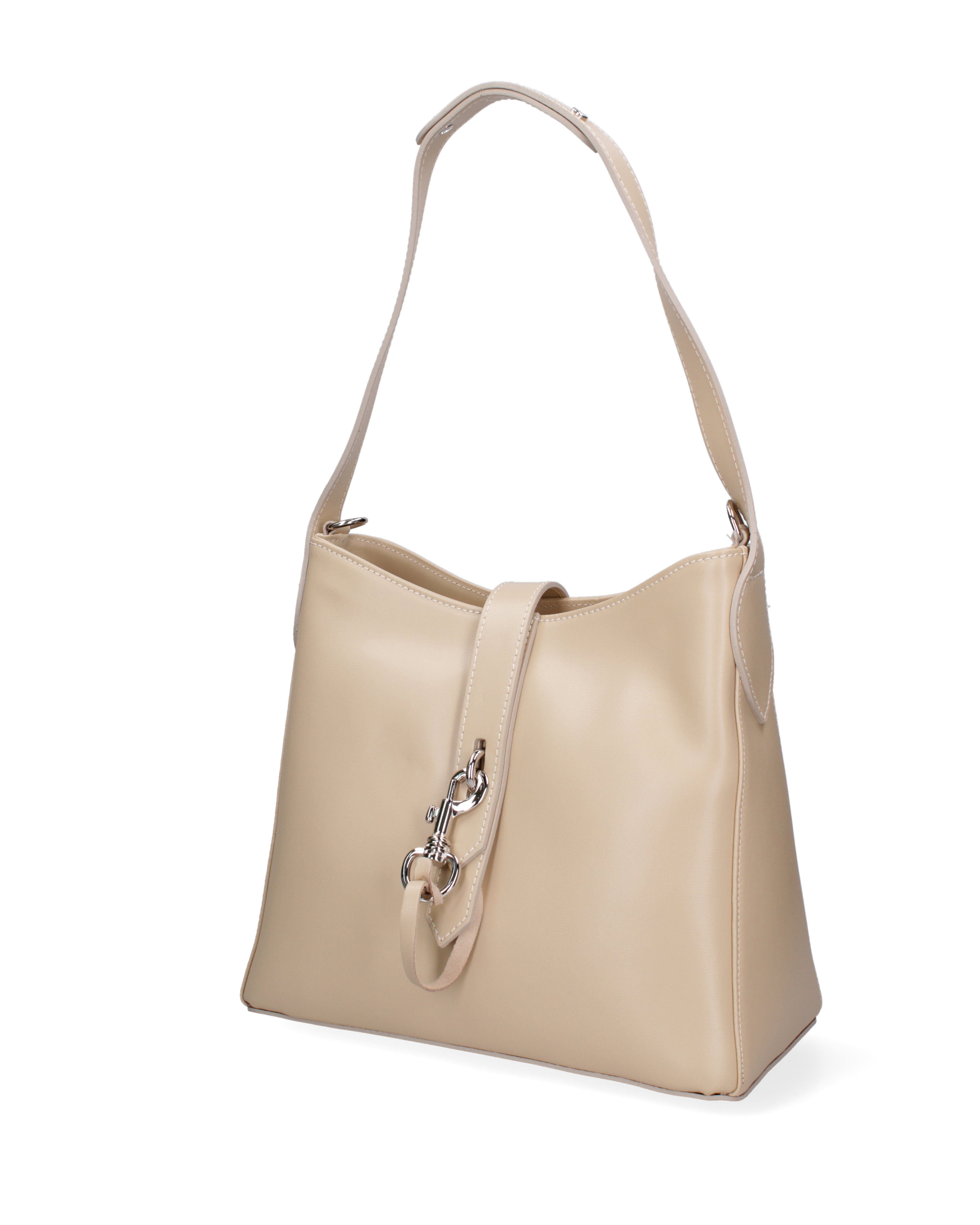 Lysane Borsa a spalla da donna Vera pelle 5917-B37 LATTE Gave Lux