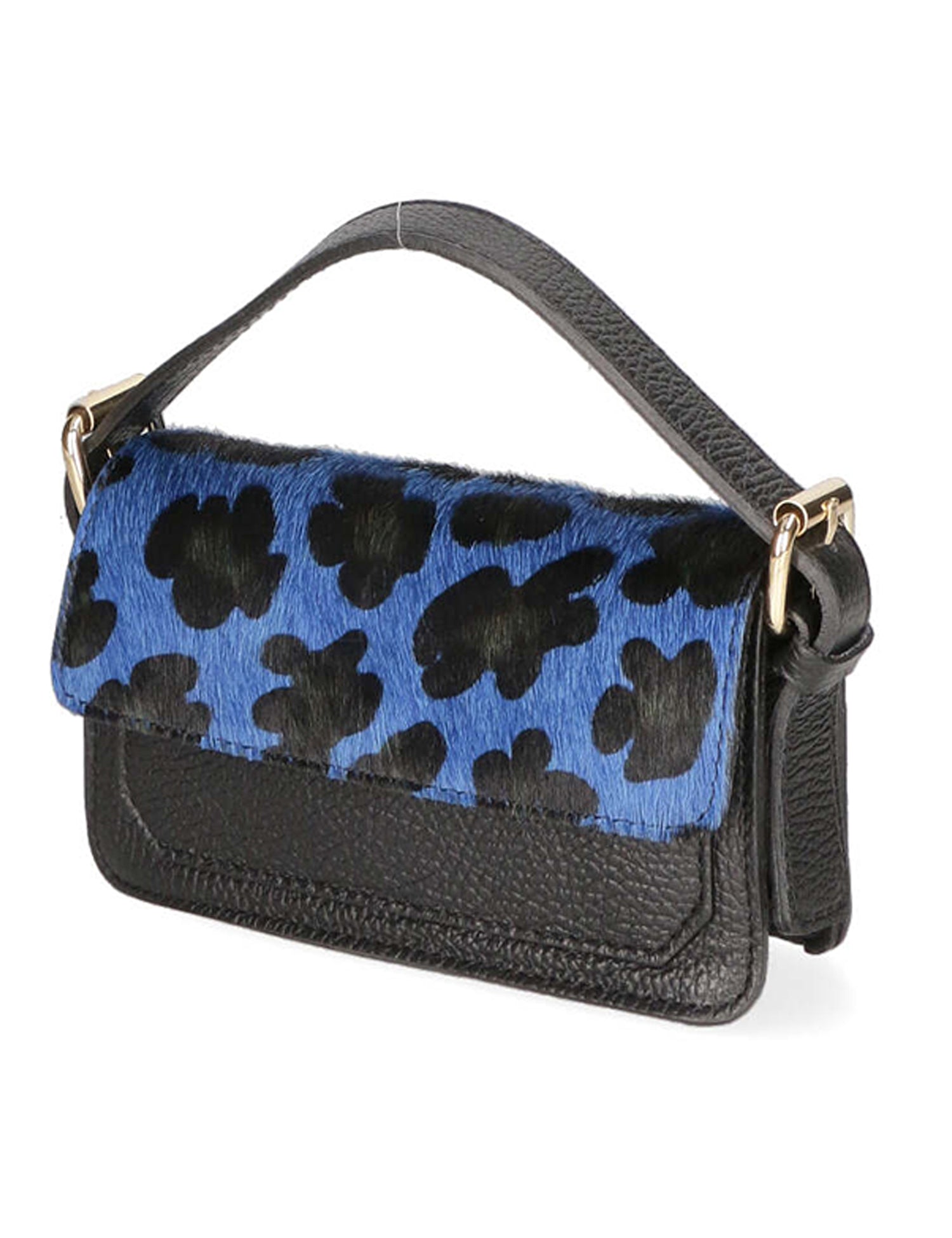 Aleide Borsa a mano da donna Vera pelle 04858-LEO G BLU Gave Lux