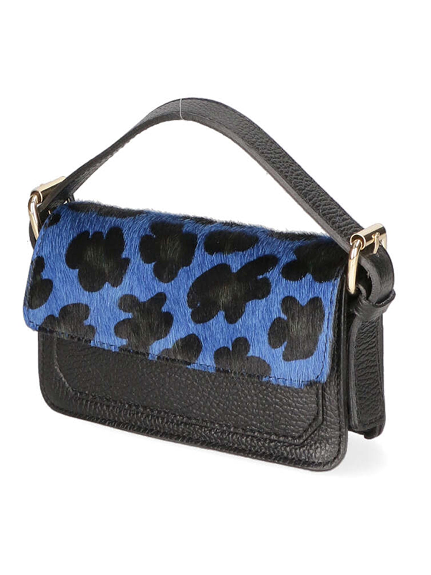 Aleide Borsa a mano da donna Vera pelle 04858-LEO G BLU Gave Lux