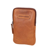 Porta Cellulare da uomo in Vera Pelle RFID HILB-15097-CUOIO Hill Burry