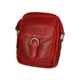 Borsa a tracolla da uomo Vera pelle RFID HILB-HT05-ROSSO Hill Burry
