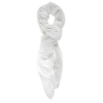 Cotone e Seta L2024-BIANCO Foulard unisex Sveva Gave Lux