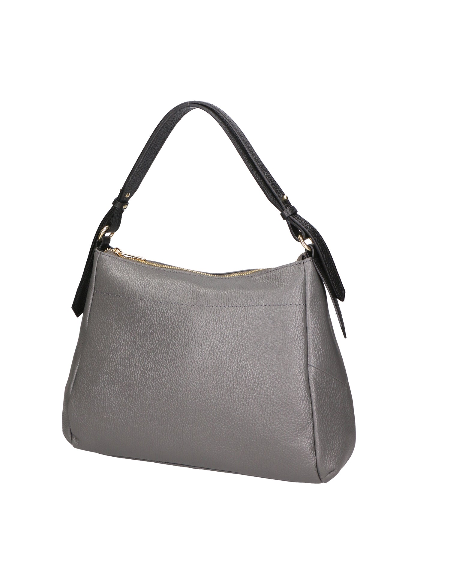 Vladimira Borsa a spalla da donna Vera pelle 06675-D27 CENERE + D28 NERO Gave Lux