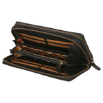 Portafoglio da uomo in vera pelle RFID HILB-3628-NERO Hill Burry