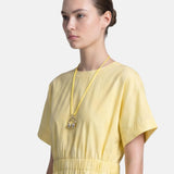 Vestito in Cotone Giallo