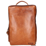 Zaino unisex in vera pelle Made in Italy Pelle di vacchetta ingrassata SN5863347-TAN Santini Firenze