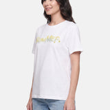 T-shirt in 83,4% Cotone 16,6% Poliammide Giallo
