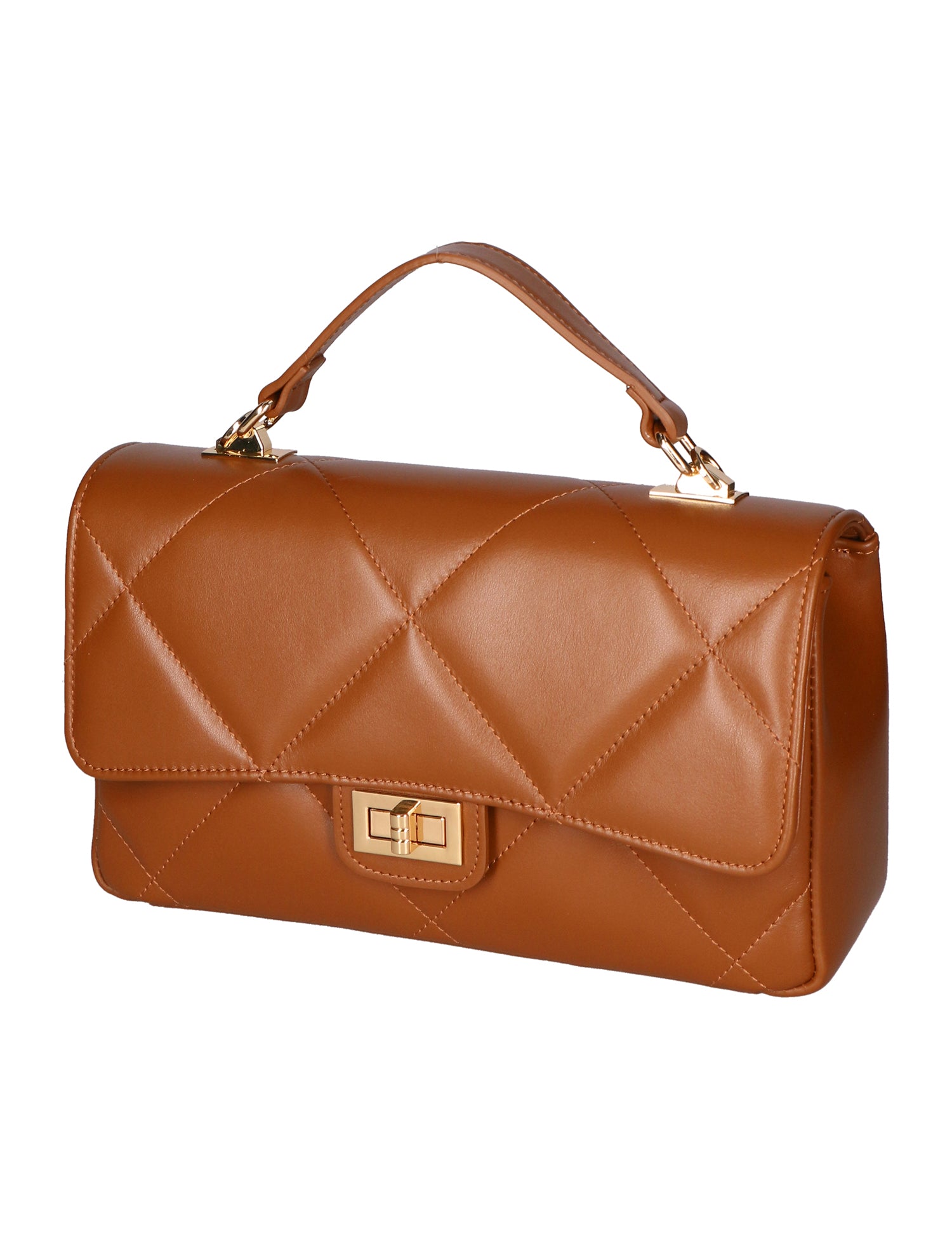 Vita Borsa a spalla da donna Vera pelle 06879-S17 CUOIO SCURO Gave Lux