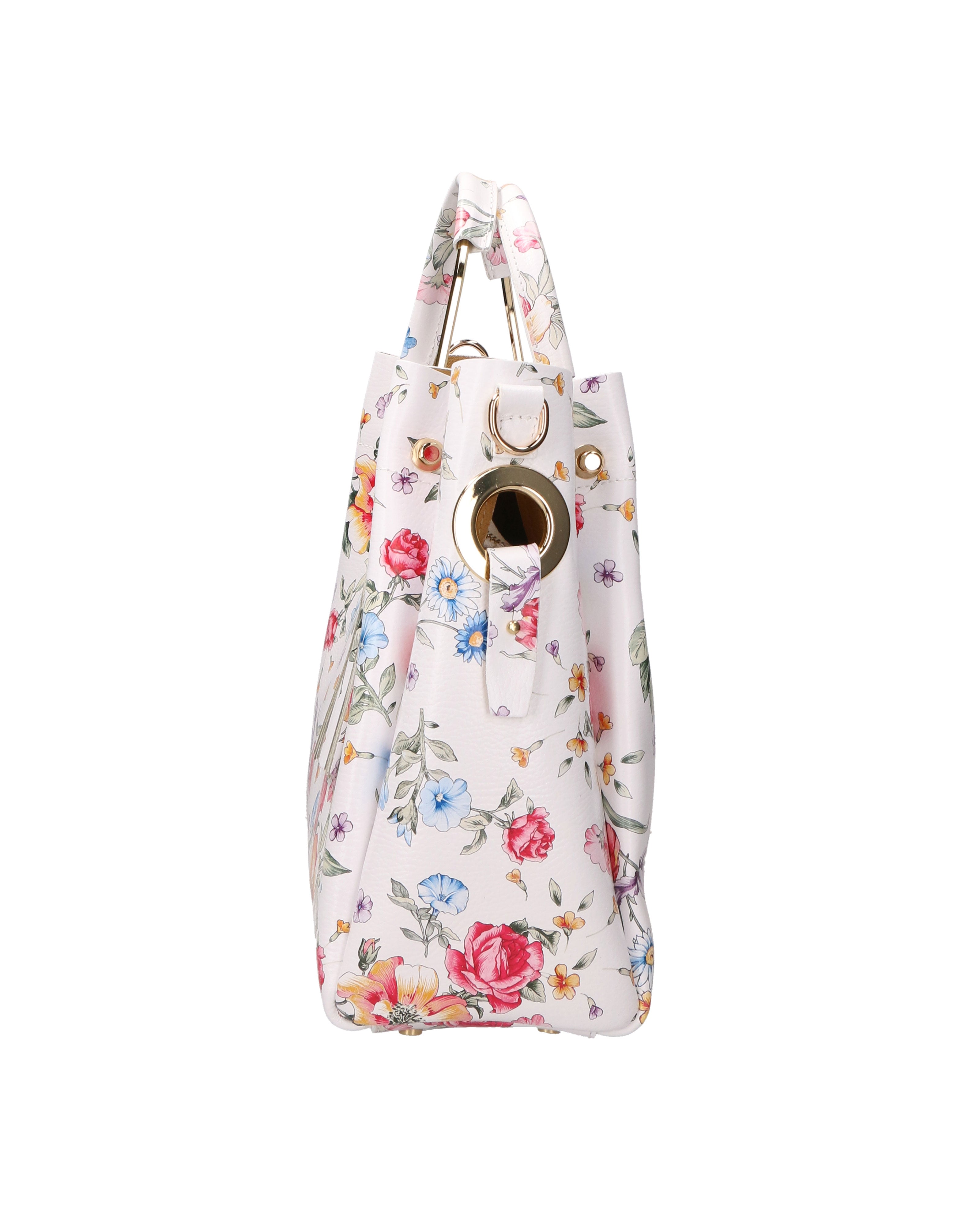Zeffira Borsa a mano da donna 100% pelle 36003-FIORE-2 Gave Lux