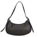 Galatea Borsa a spalla da donna Vera pelle 05708-D28 NERO BLACK Gave Lux