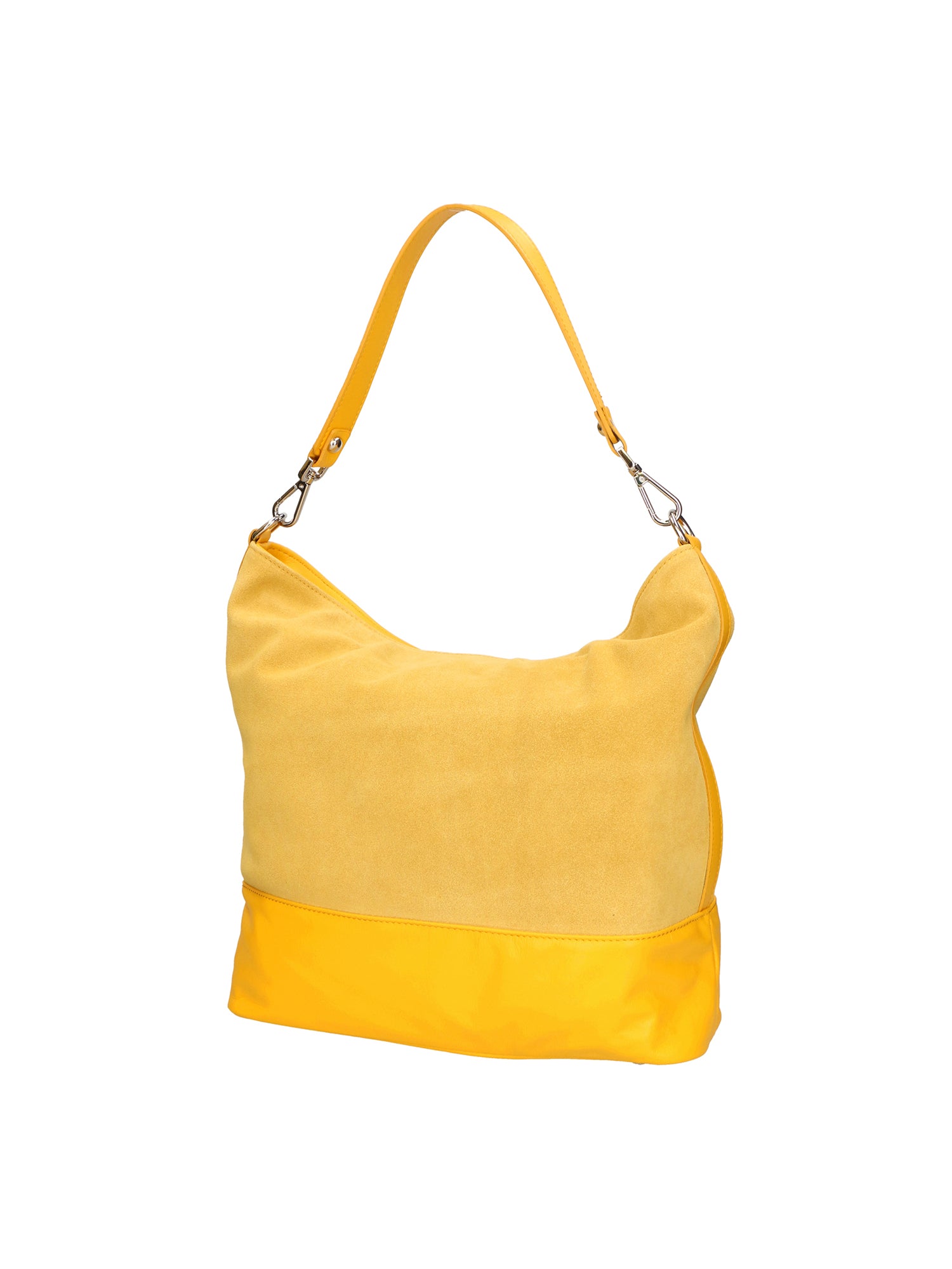 Graziana Borsa a spalla da donna Vera pelle 05960-51 GIALLO 04 GIALLO Gave Lux
