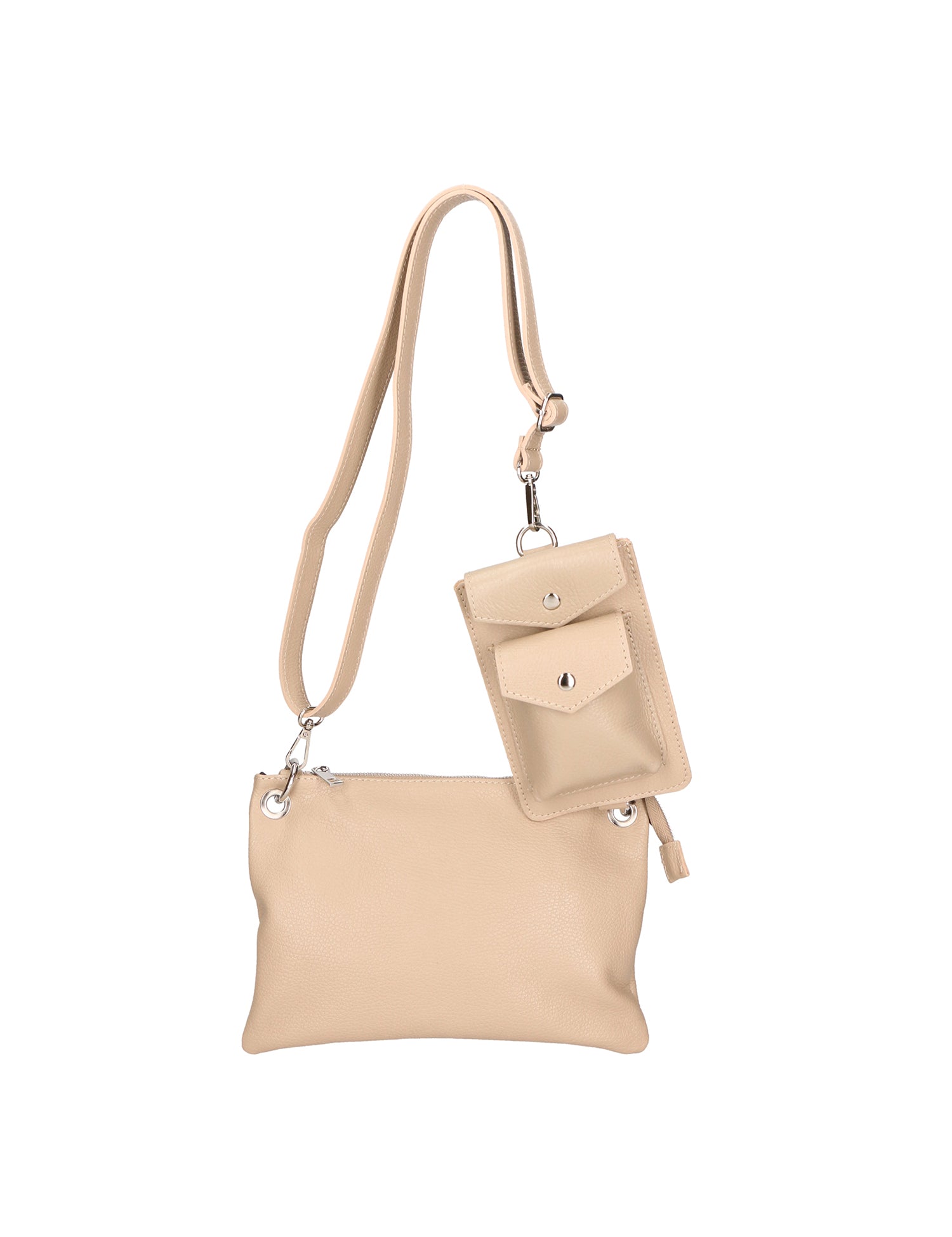 Ifigenia Borsa a tracolla da donna Vera pelle 05932-D05 CAPPUCCINO CAPUCHIN Gave Lux