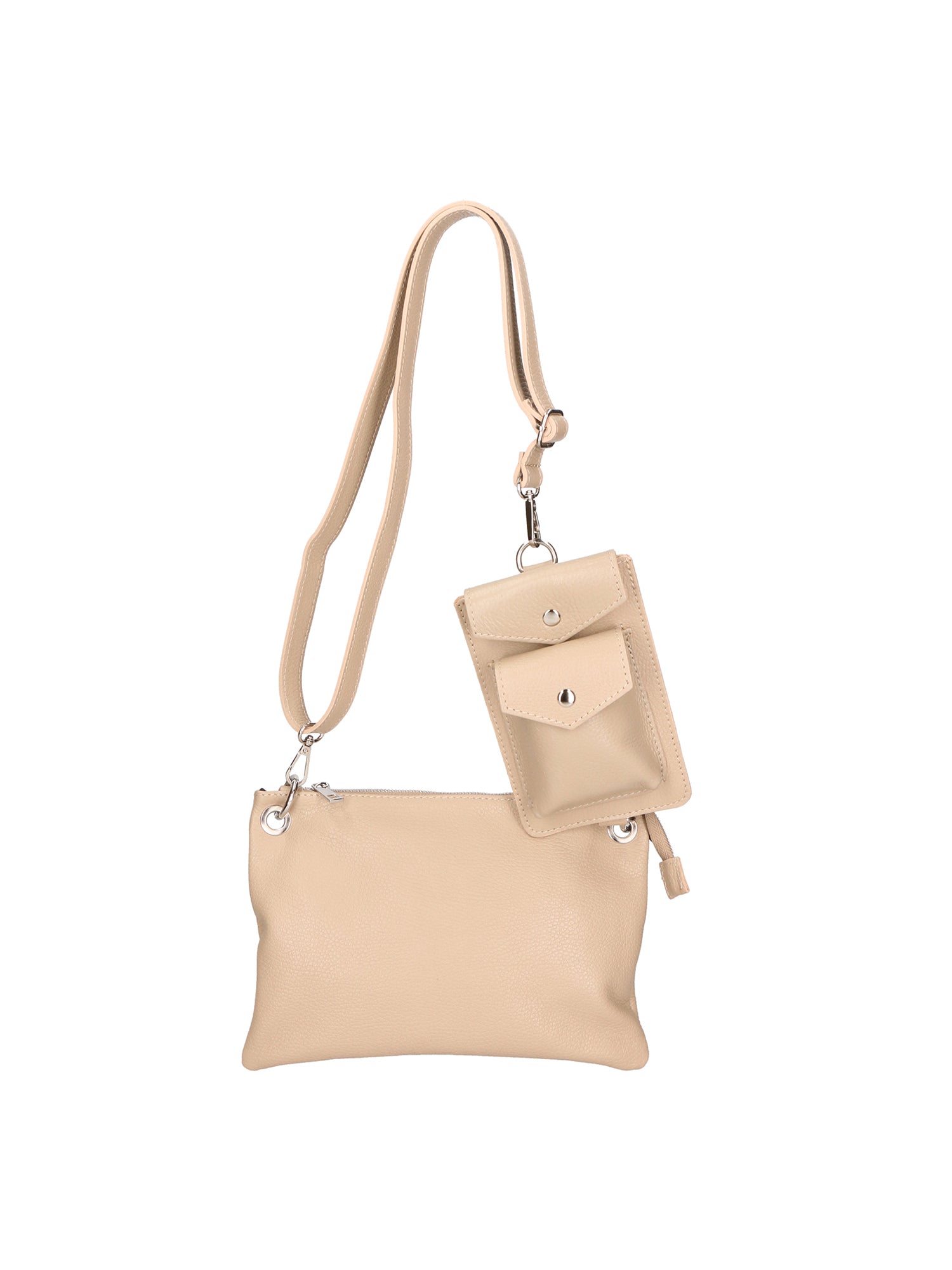 Ifigenia Borsa a tracolla da donna Vera pelle 05932-D05 CAPPUCCINO CAPUCHIN Gave Lux