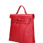 Borsa a mano da donna Vera pelle 07248-D58 ROSSO FUOCO Roberta Rossi