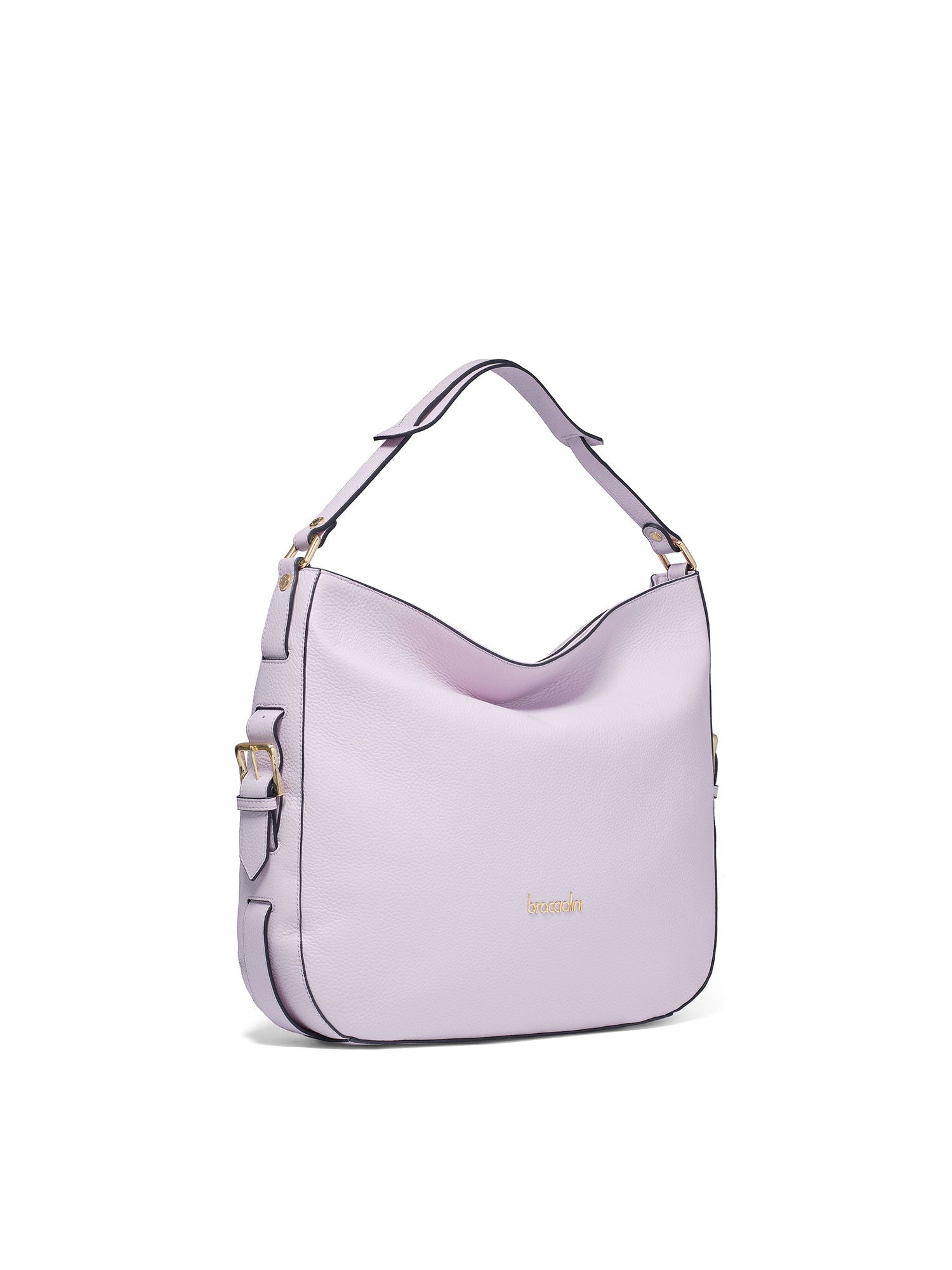 Elora Plus Borsa a spalla da donna Vera pelle B16952-LILLA Braccialini