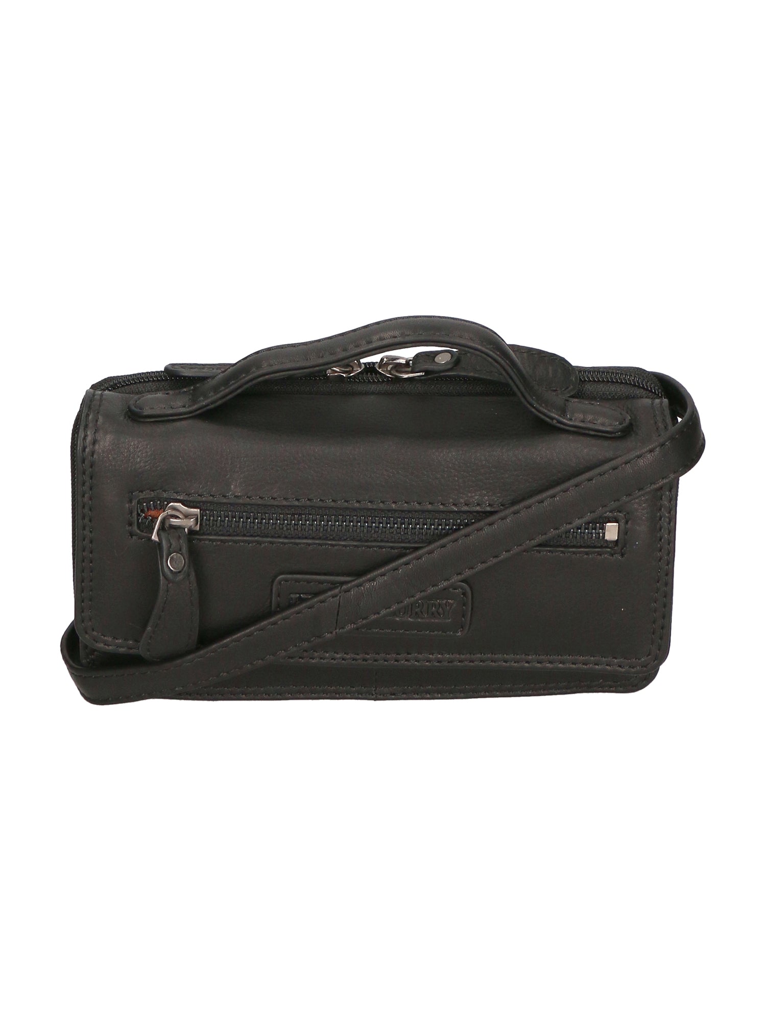 Borsa a tracolla da uomo in vera pelle RFID HILB-3351-NERO  Hill Burry