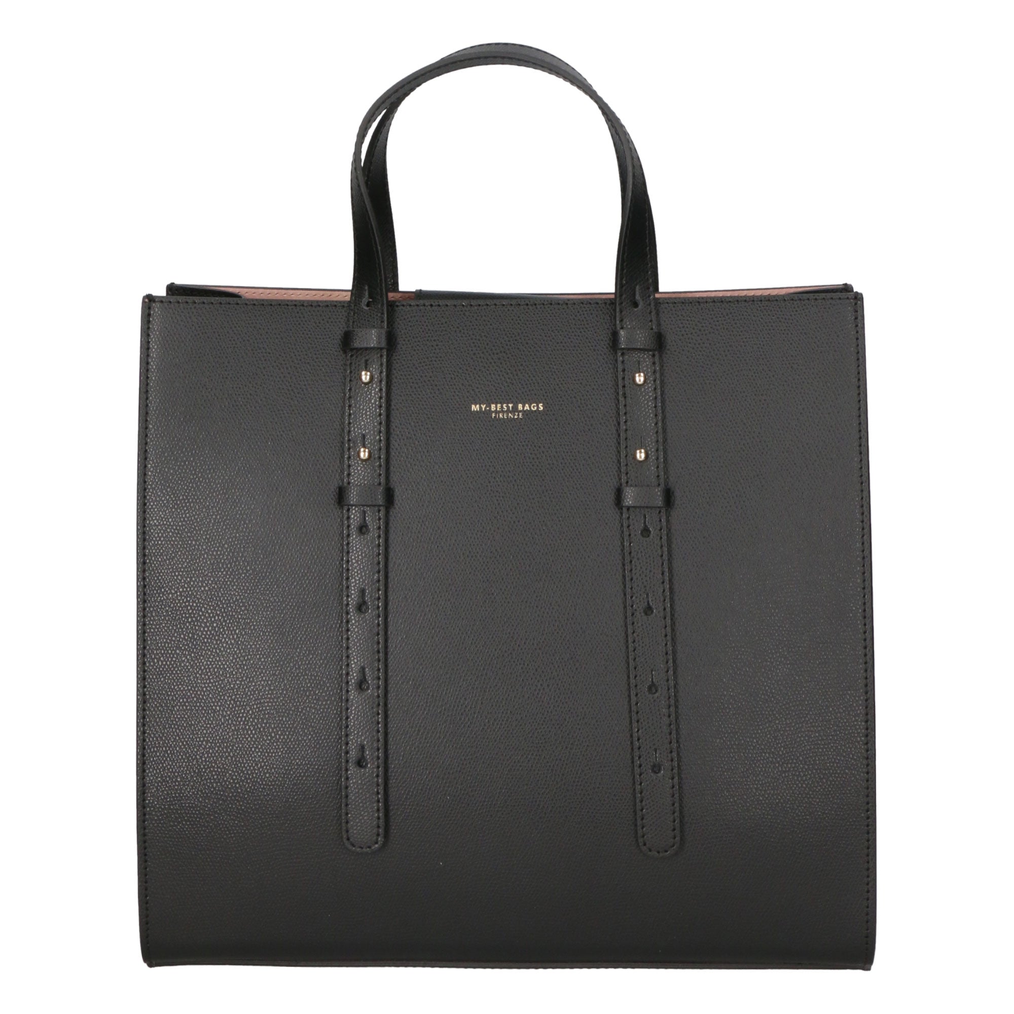 Borsa a mano da donna 100% pelle MYB-8001-FW-NERO My Best Bag
