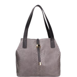 Clarissa Borsa a mano da donna Vera pelle 5276-018 GRIGIO MEDIO Gave Lux
