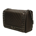 Bologna Borsa a spalla da donna Vera pelle 6590-T.MORO DARK BROWN Gave Lux
