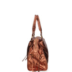 Novara Borsa a spalla da donna Vera pelle 06090 LM-L006 RAME Gave Lux