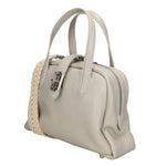 Orietta Borsa a mano da donna Vera pelle 01669-D86 GRIGIO PERLA PEARL GREY Gave Lux