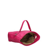 Convertible shoulder bag into a backpack for women in genuine leather Made in Italy 34x21x12 cm