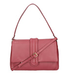Jasmine Borsa a spalla da donna Vera pelle 06496-S10 RUBINO Gave Lux