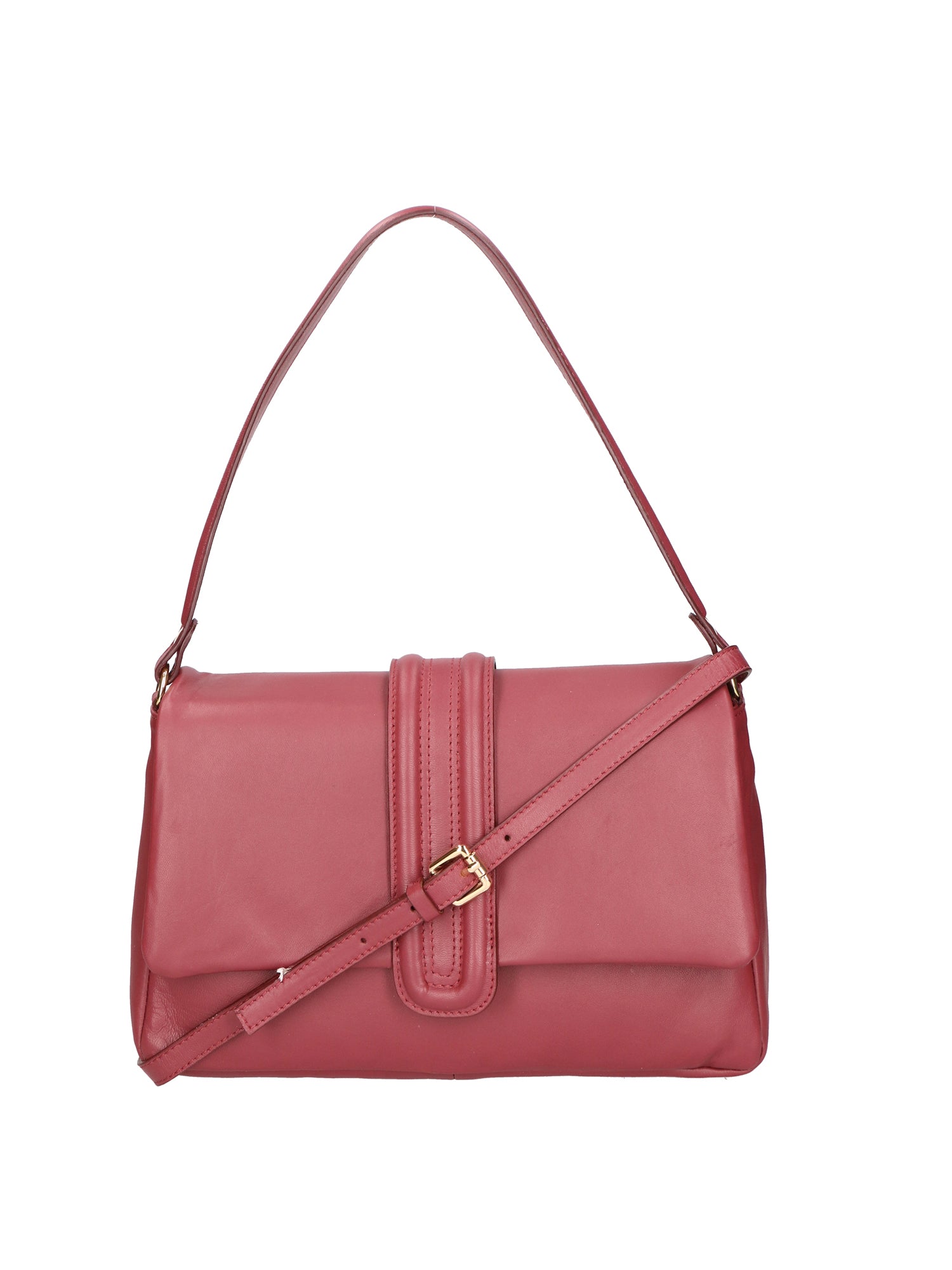 Jasmine Borsa a spalla da donna Vera pelle 06496-S10 RUBINO Gave Lux