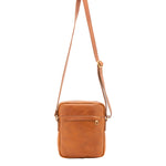 Borsa a tracolla uomo vera pelle Made in Italy 4313-MIELE Alessia Firenze