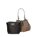 Edera Chic Borsa a mano da donna Vera Pelle 03695-L110 TAUPE Chiara Ferretti